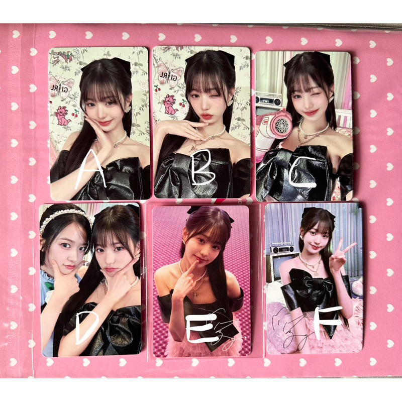 [ READY STOCK ] Photocard wonyoung dicon i have a dream fantasy 2024 ive pob frame two sided pc wony