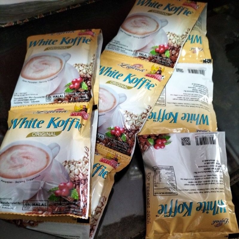 

luwak white koffie 10 pcs.1 Renceng.
