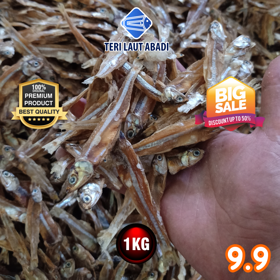 

Teri Gepeng Kering Tawar 1 Kg - Teri Kering Tawar