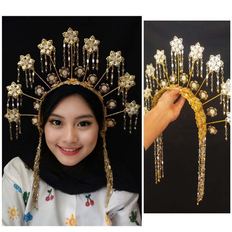 mahkota pengantin,sunting melayu modivikasi ,mahkota mentul  jawa modibikasi, jiadan kpala pengantin