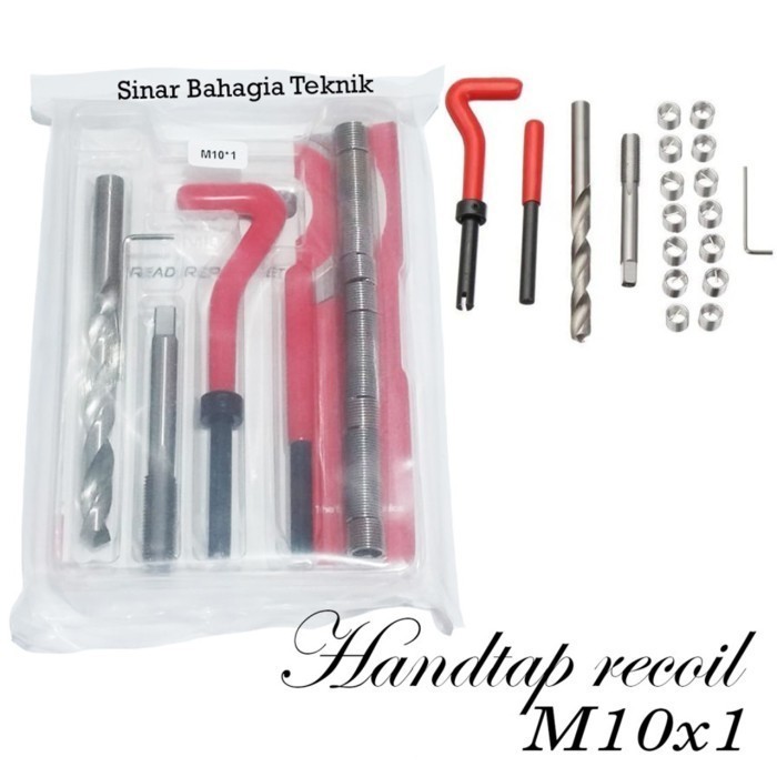 [20PCS] TAP RECOIL SET M10X1 HANDTAP COIL M10 X 1 THREAD REPAIR 10X1 / 10x1.0