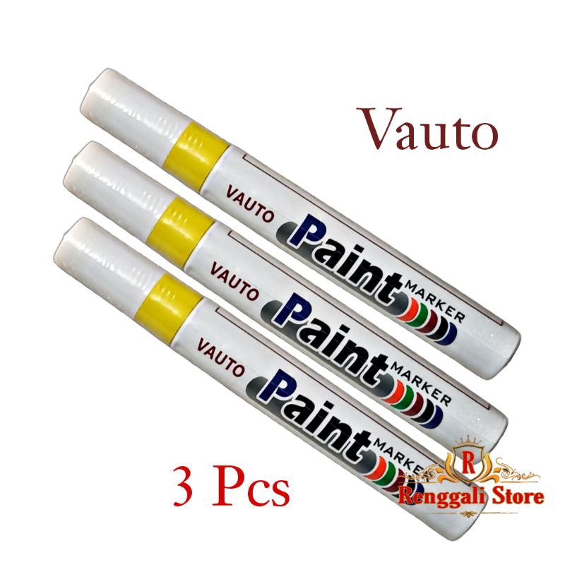 

3 pcs Sepidol/Spidol ban Vauto/spidol tahan air