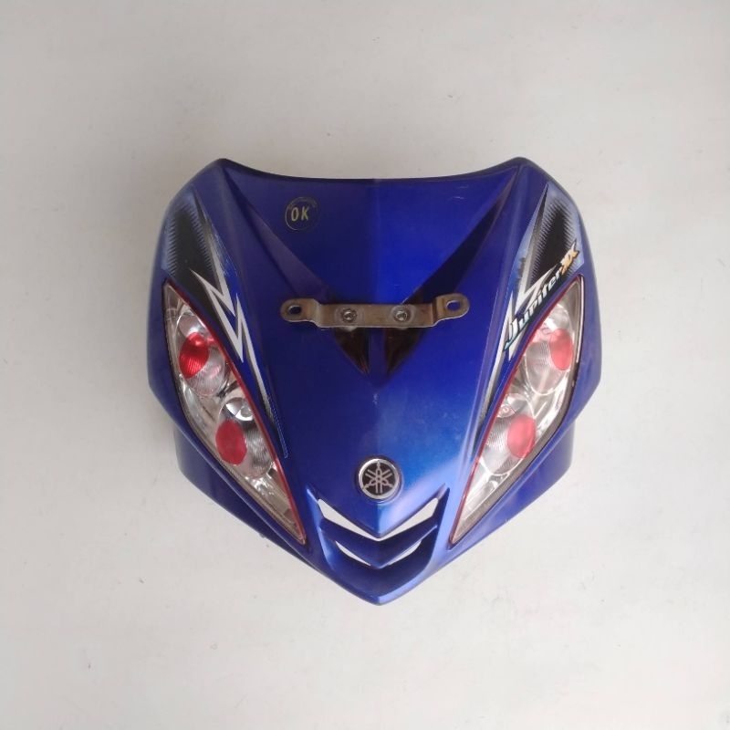TAMENG DEPAN JUPITER MX OLD 135 BIRU ORIGINAL COPOTAN
