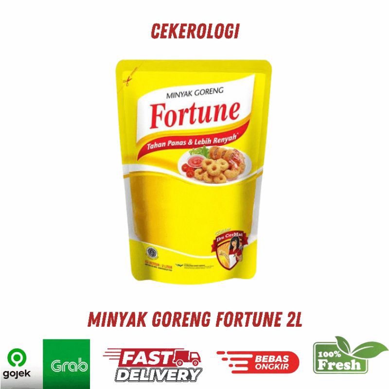 

Minyak Goreng Fortune 2L / Minyak Goreng Fortune / Minyak Goreng / Minyak / JABODETABEK / Sembako