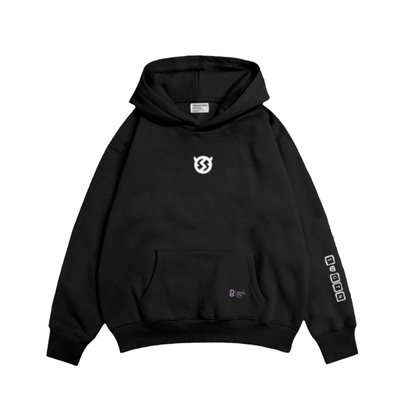 EGTN SOMNIUM Hoodie ESCAPE Jumper Oversize Pria & Wanita Original Warna Hitam