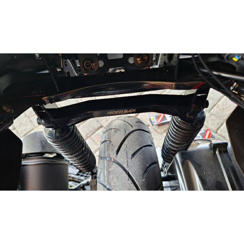 Strutbar XMAX 250 dan Stabilizer shock body jok xmax connected CNC balancer body jok xmax 250 akseso