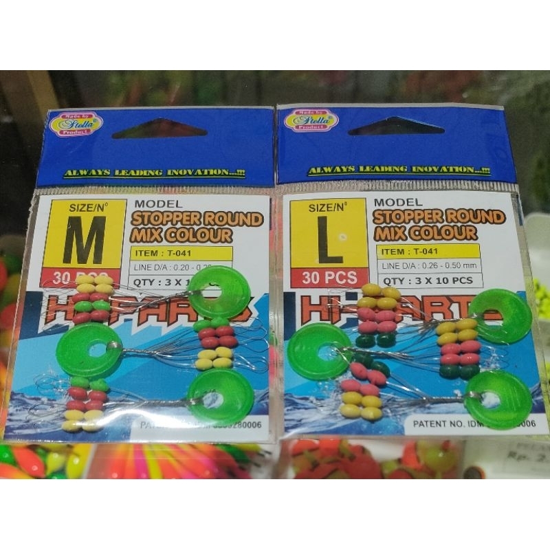 STOPPER STELLA BULAT WARNA WARNI 30 MATA