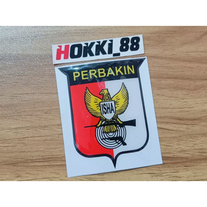 

Stiker timbul PERBAKIN emblem PERBAKIN