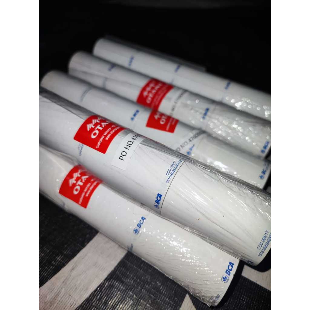 

KERTAS THERMAL STRUK TANDA BUKTI LOGO BCA UKURAN 57X40
