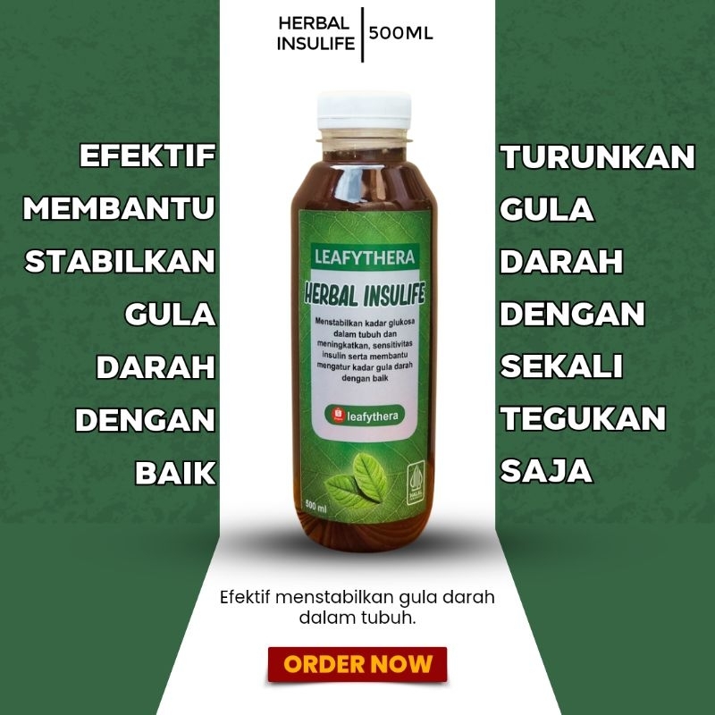 

Herbal Insulife 500ml Atasi Gula Darah Dengan Sekali Tegukan