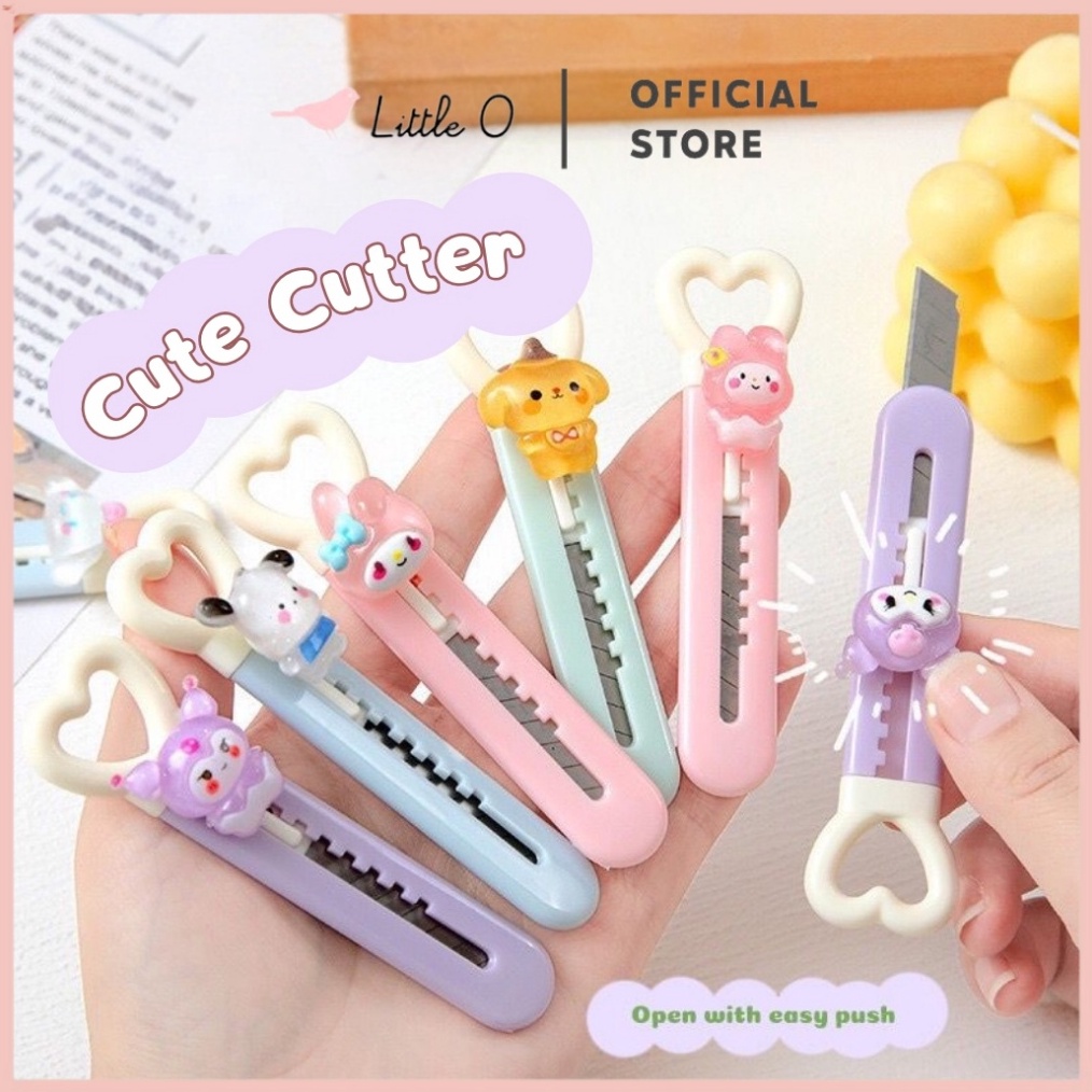 

Promo Musim Ini littleoid SANRIO Mini Cutte Silet Kecil Cutter Lucu Unik TERMURAH Pemotong Kertas