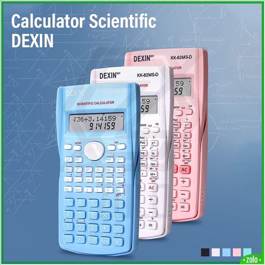 

Diskon Keren zolo DEXIN Kalkulator Sekolah Scientific Calculator 24 Function