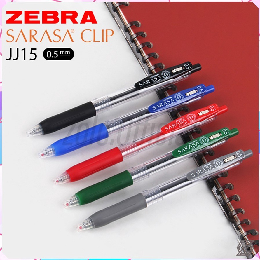 

Hadiah Rp1 zolo ZEBRA Sarasa Clip 5 Gel Pen Sarasa JJ15