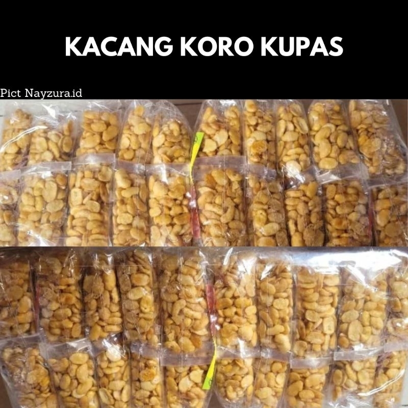 

Nayzura.id | Kacang Koro Kupas | Renyah Gurih | 1 Pack isi 12 pcs