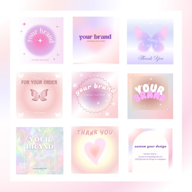 

Packaging Card, Base Packaging, Alas Packaging Aesthetic for Beads, Gelang ukuran 6x6 Free Custom