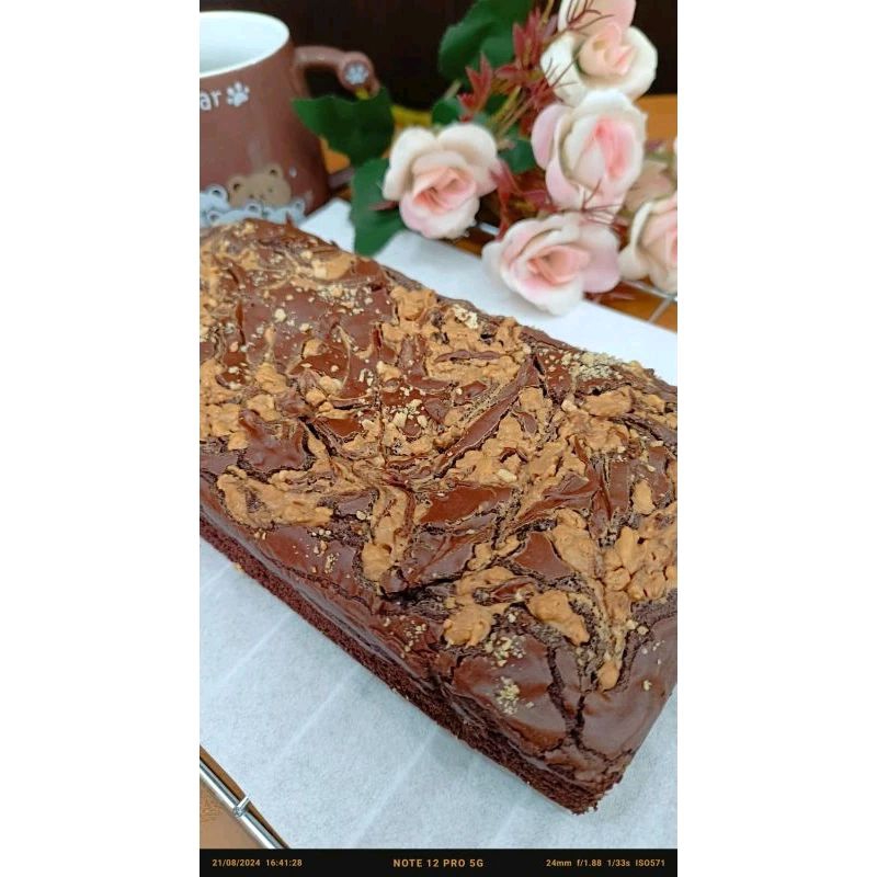 

NOUGAT BROWNIES # KUE COKELAT KACANG