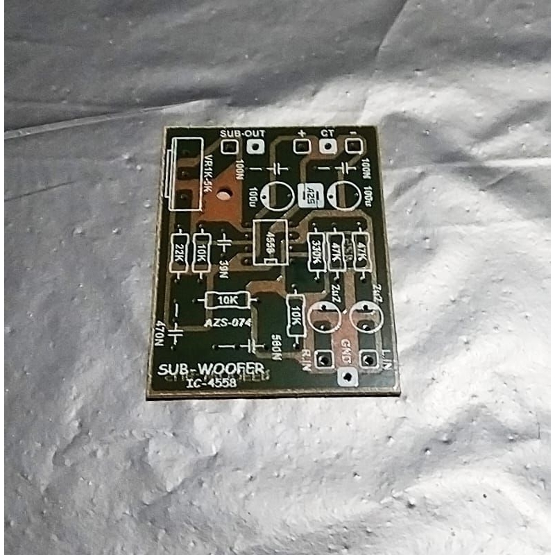 PCB Filter Subwoofer IC 4558 Balap