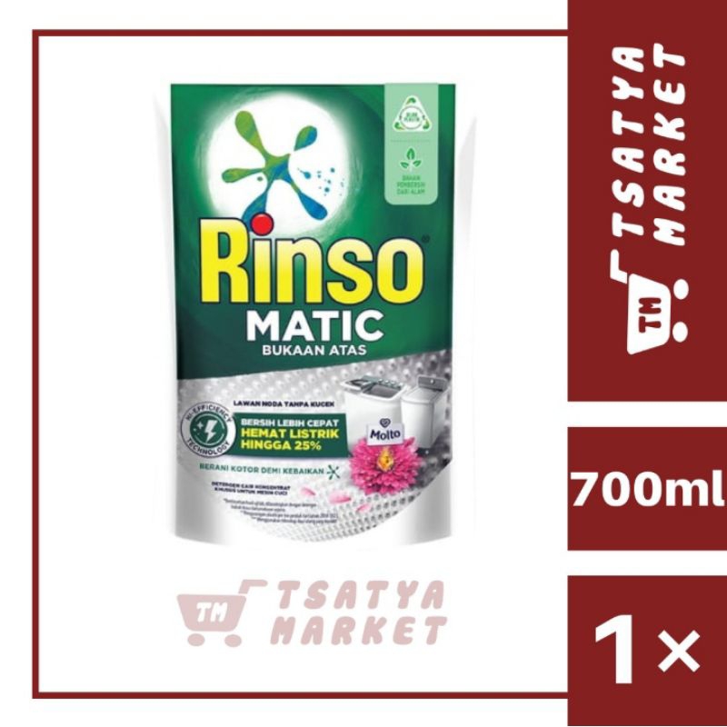 RINSO MATIC DETERGENT BUKAAN ATAS 700ML