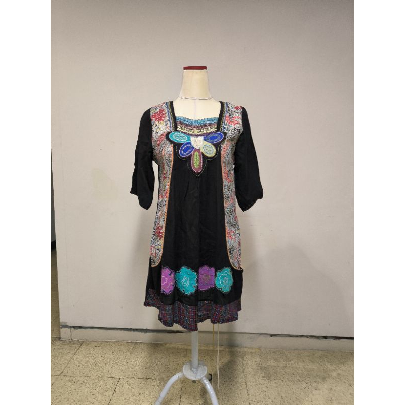 Preloved Mini Dress Etnik