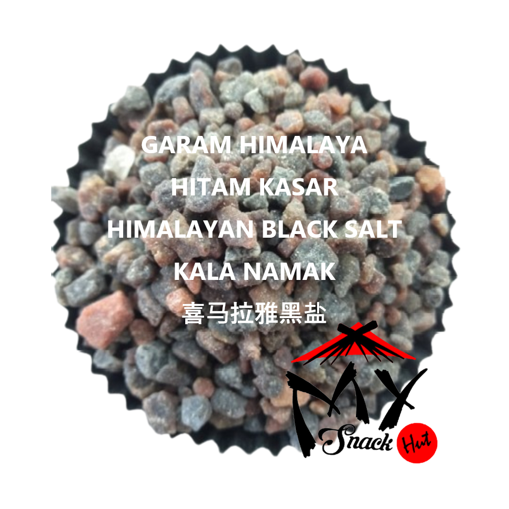 

GARAM HIMALAYA HITAM 50GR HIMALAYAN BLACK KALANAMAK SALT KALA NAMAK KASAR PURE 喜马拉雅黑盐 MURNI VULKANIK