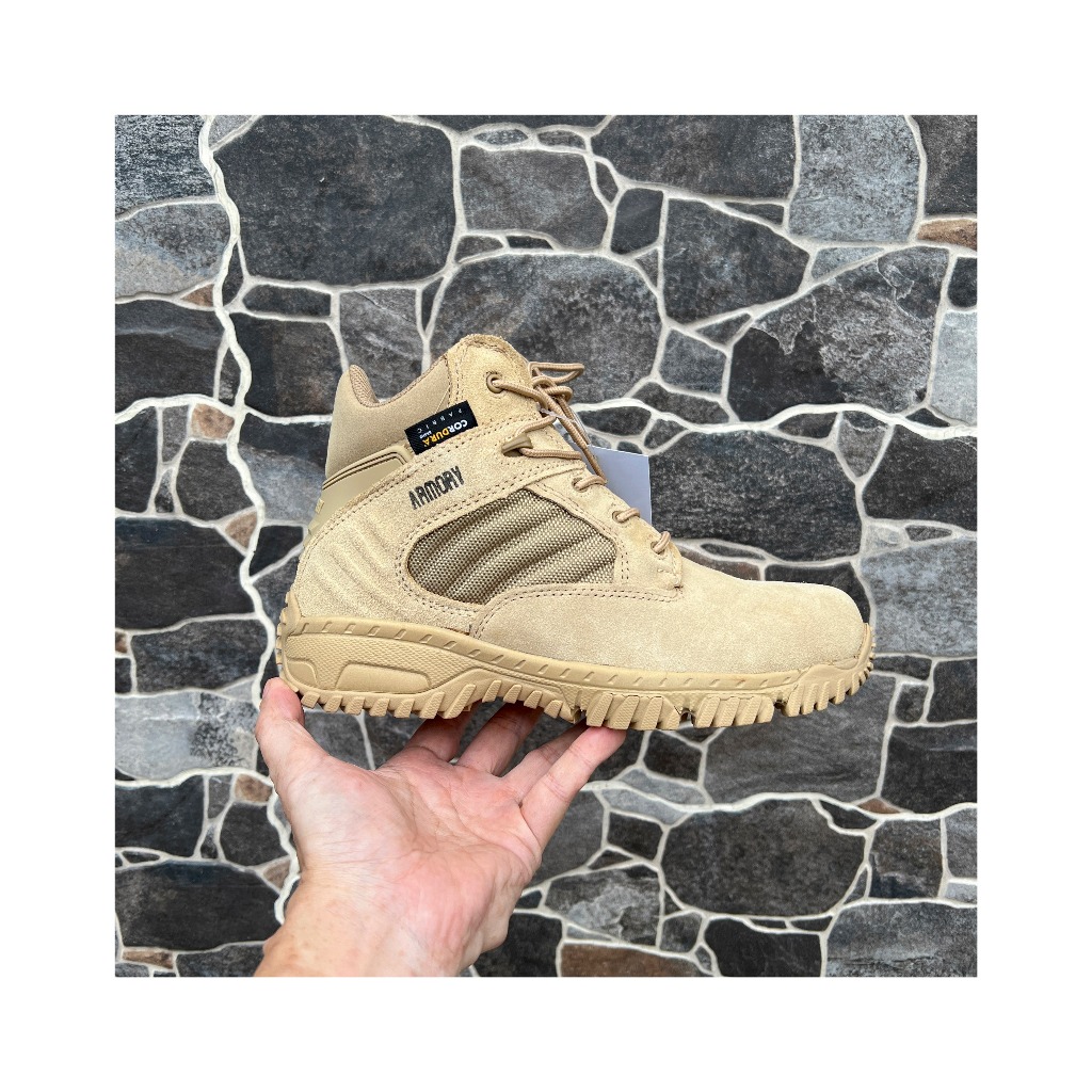 Sepatu PDL Armory Delta Codura 6 - Warna Gurun/Tan