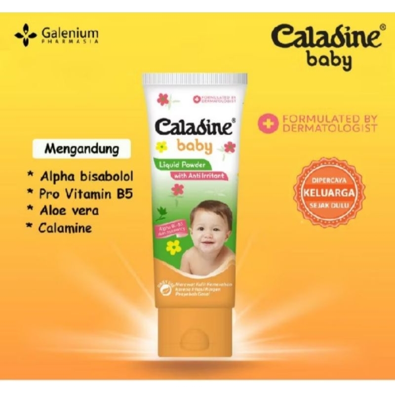 Caladine liquid powder 100gr bedak cair bayi anti iritasi bedak biang keringat
