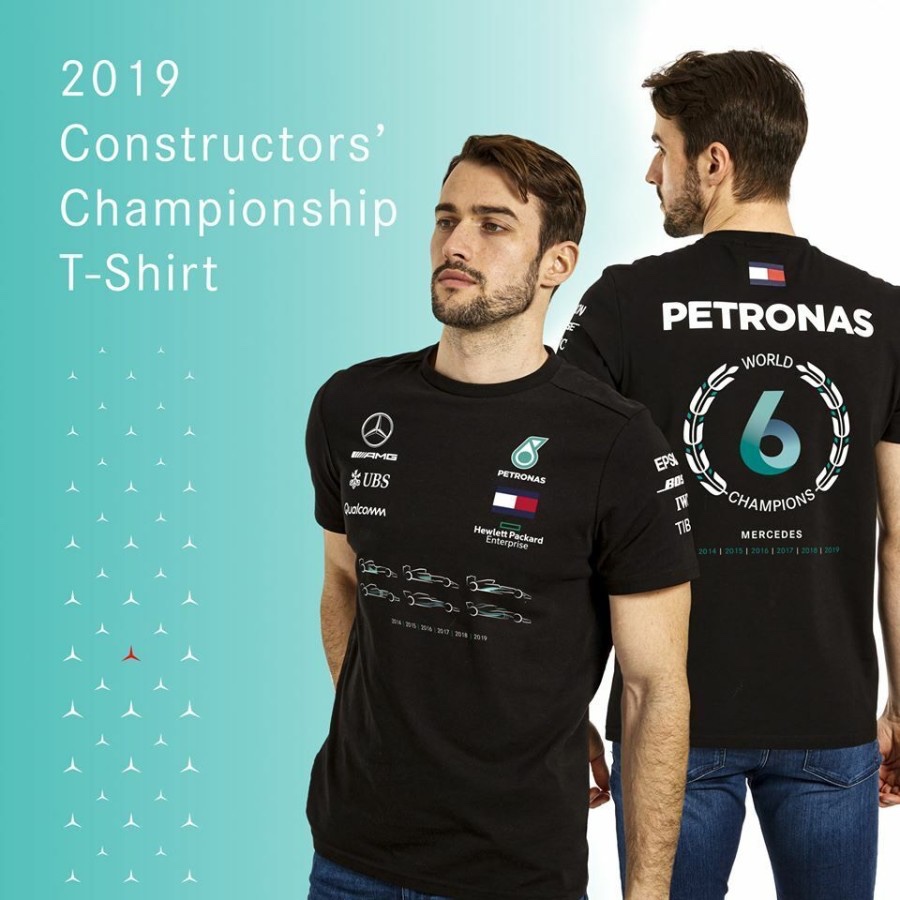 Mercedes-AMG F1 2019 F1 Constructors' Championship T-shirt Kaos Unisex - M