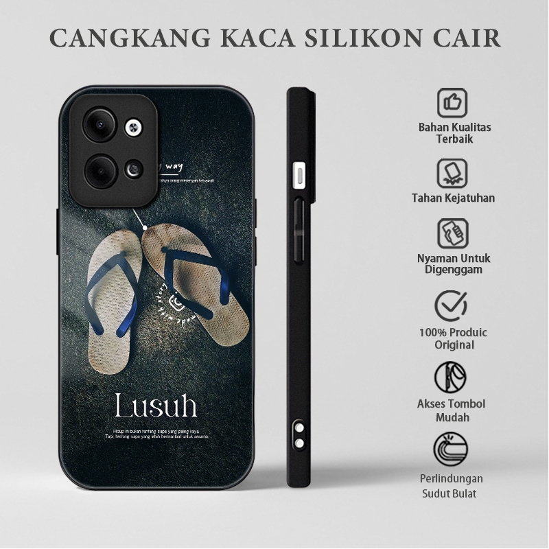 Soft Case glossy kaca for vivo s1 v15 v19 v20 v21 v21e v23 v25 v27 v29 v17 pro android casing hp y02