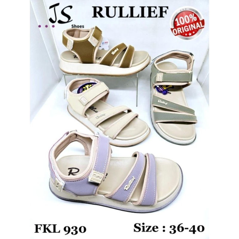 RULLIEF FKL 930 - SANDAL LET CASUAL WANITA DEWASA MERK RULLIEF ORIGINAL