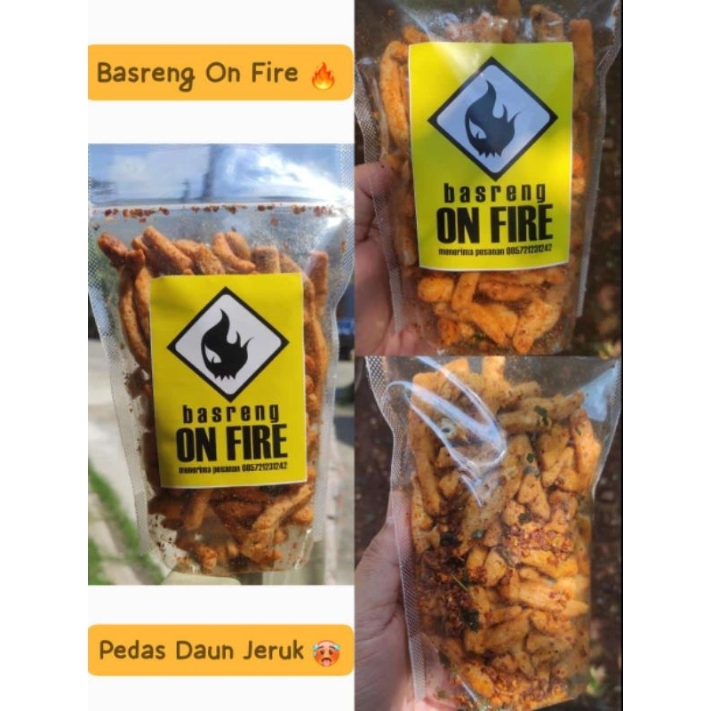 

Basreng ON FIRE Varian Pedas Daun Jeruk