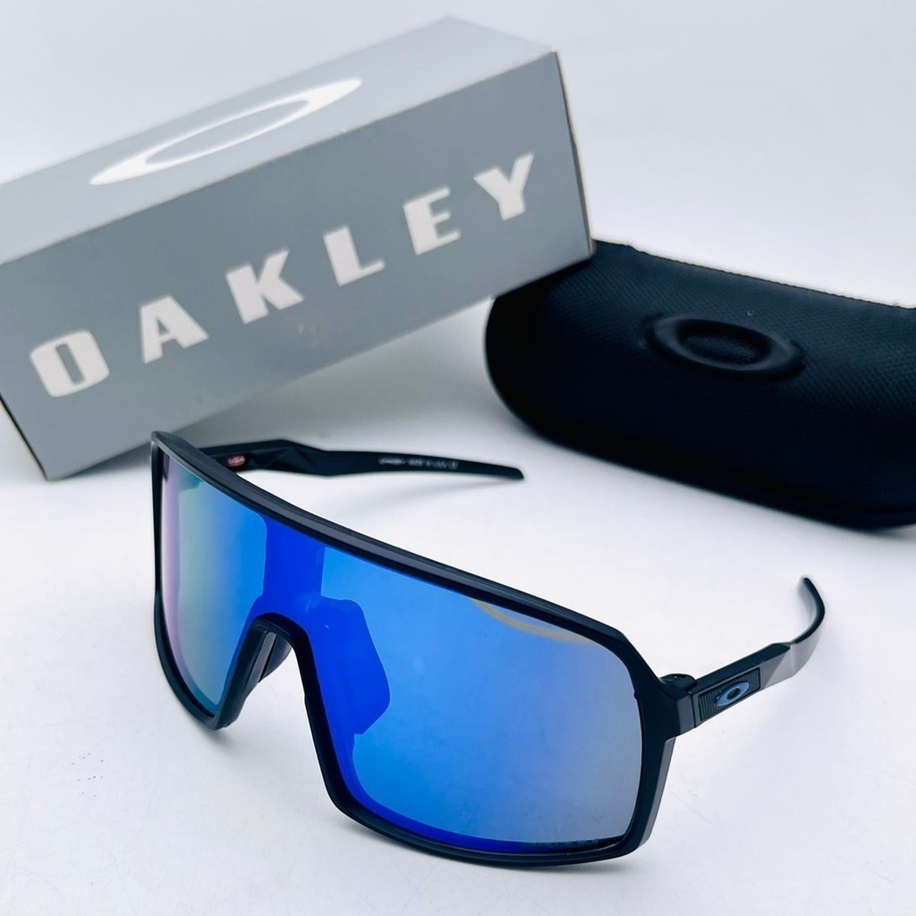 KACAMATA SPORT OAKLEY SUTRO TERBARU BERSEPEDA DAN OLAHRAGA LENSA KACA POLARIZED ANTI UV PROTECTION M