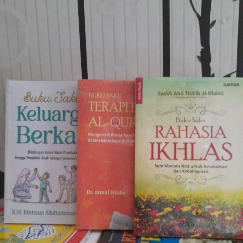 Buku Saku Terapi Baca Al-Quran/Rahasia Ikhlas dll