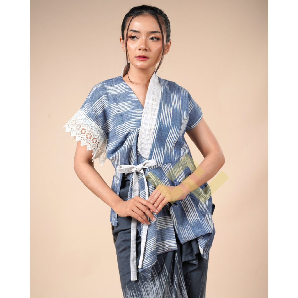 OUTER WANITA ETNIK LURIK - PUSPA OUTER BREEZY