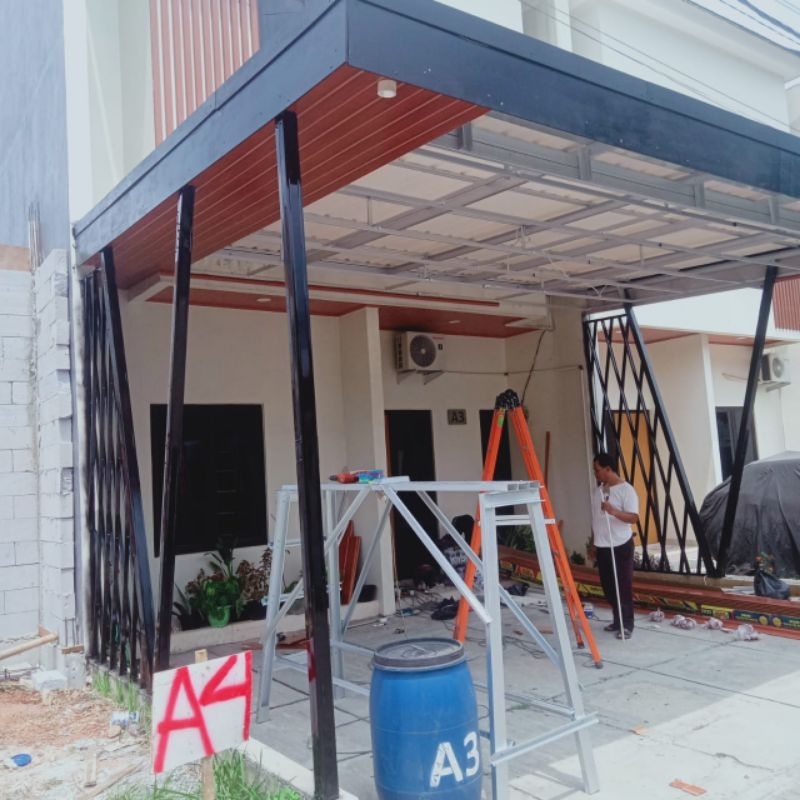 kanopi baja ringan plafon PVC
