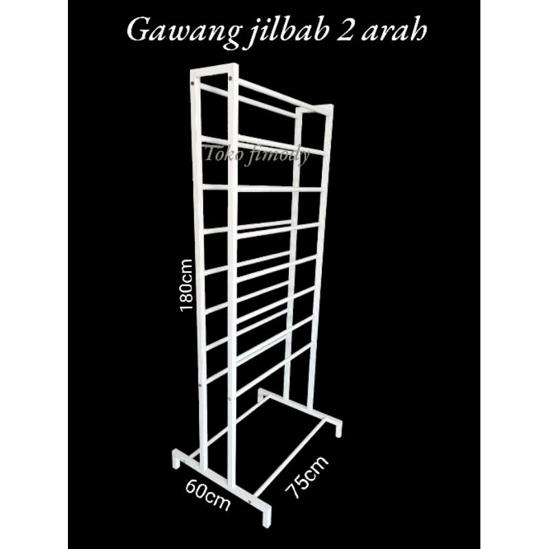 Gawang Jilbab 2 Arah/ Gawang Serbaguna / Gawang Pasmina / Gawang Hijab