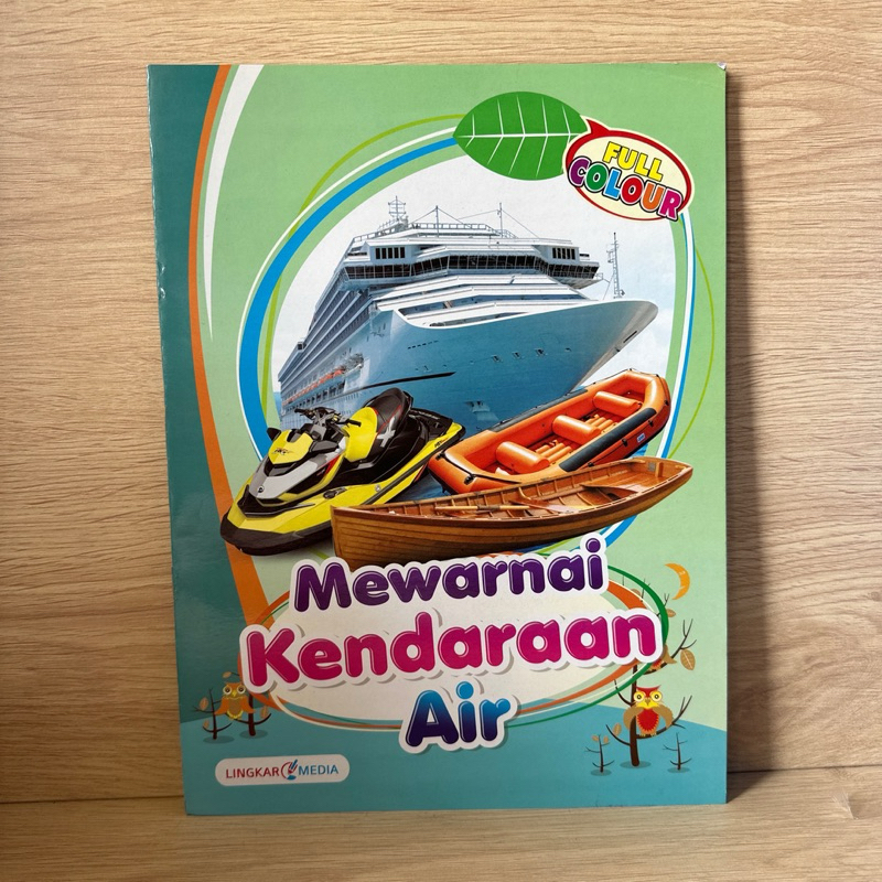 

Buku Mewarnai Anak Kendaraan Air - Ukuran Besar HVS 16 Halaman