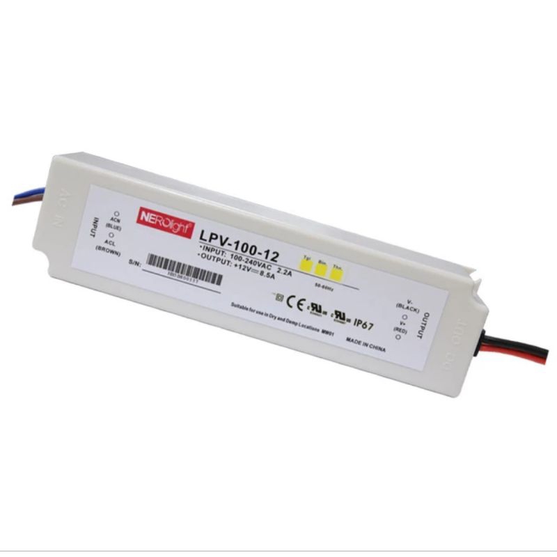 Nerolight Flexible Strip LED Driver - 100 Watt / IP65