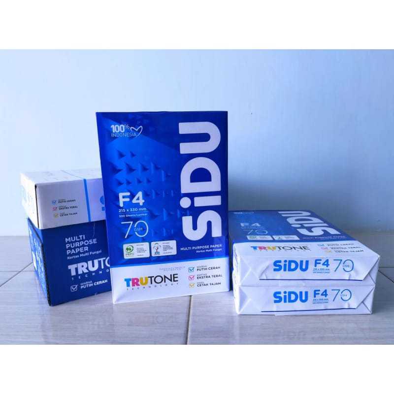 

SiDU Kertas Fotocopy 75 GSM A4 & F4