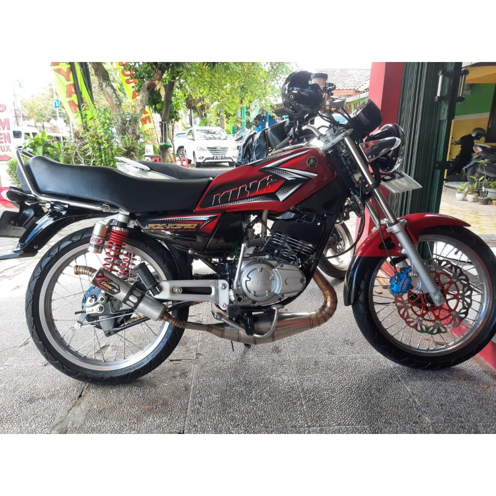 Knalpot Creampie RX King PDK Road Race Stainless Asli