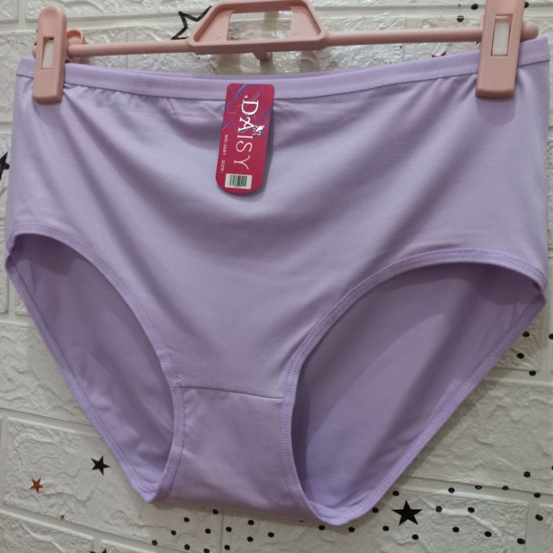 DAISY 3081 Size 5L/XXXXL CD Wanita Jumbo Polos Bahan Tebal Halus & Lembut BB 80kg-120kg