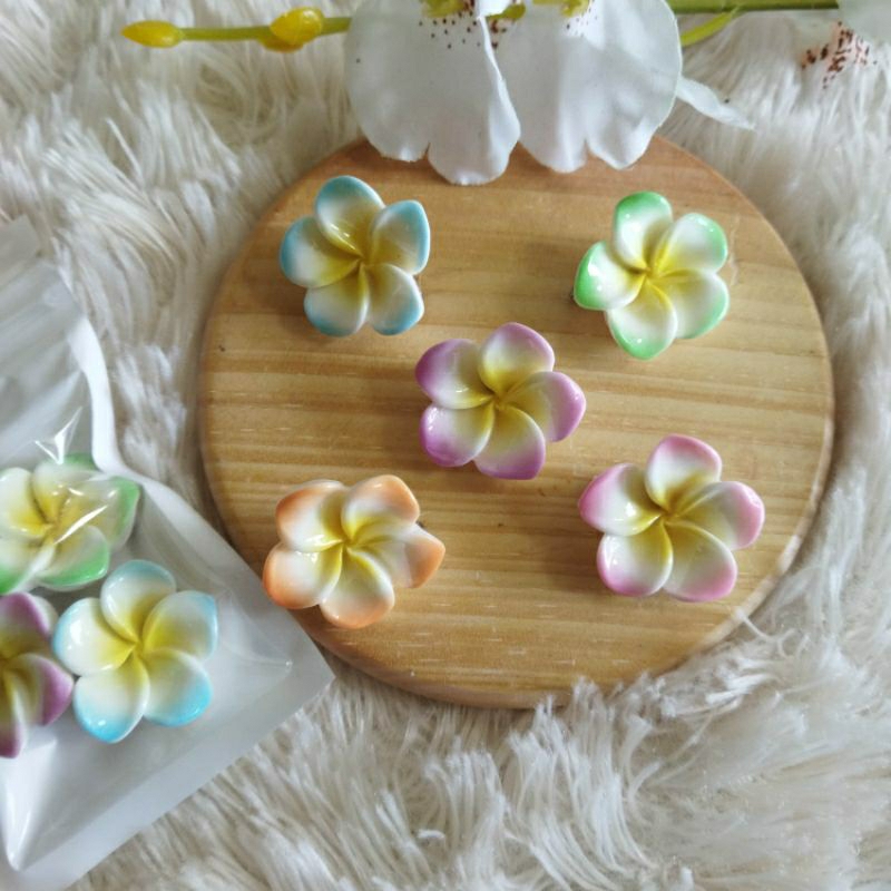 BROS PIN CLAY CANTIK BUNGA KAMBOJA ALA BALI