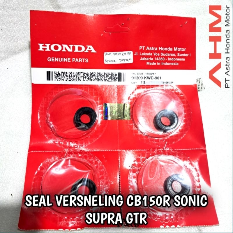 OIL SEAL 12X22X7 SEAL VERSNELING CB150R SONIC SUPRA GTR 91209-KWC-901
