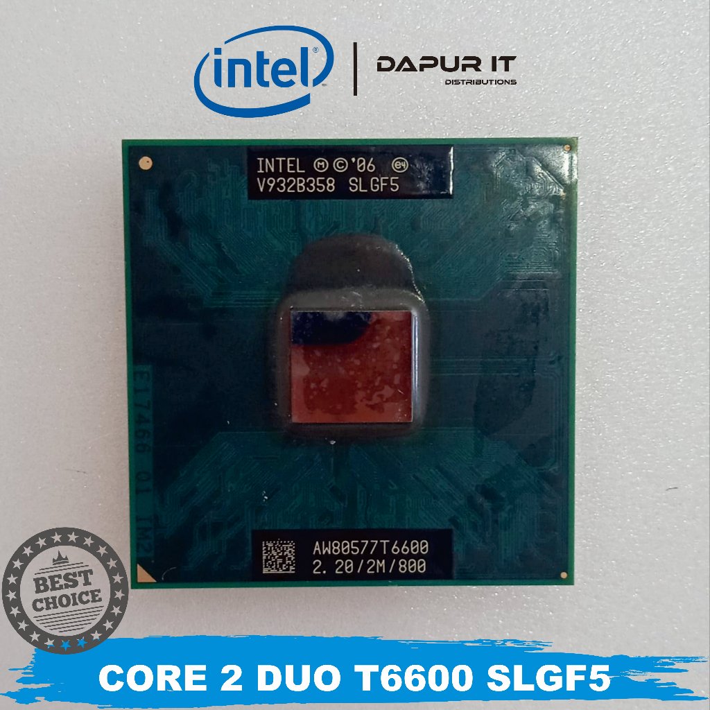 Intel core 2 duo processor t6600 slgf5