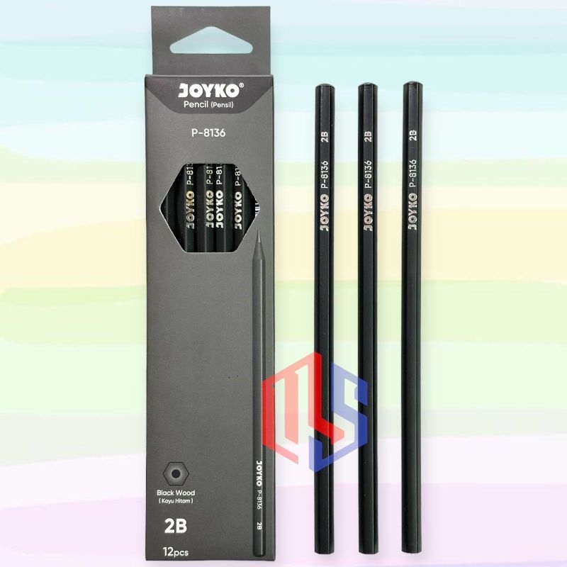 

Pensil 2B Joyko Kayu Hitam P-8136 (12 Pcs)