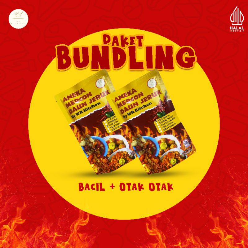 

PAKET BUNDLING | BACIL+OTAK OTAK MERCON | WR KITCHEN