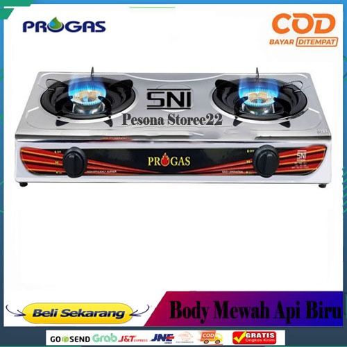KOMPOR GAS 2 TUNGKU PROGAS 2 TUNGKU KOMPOR GAS MURAH