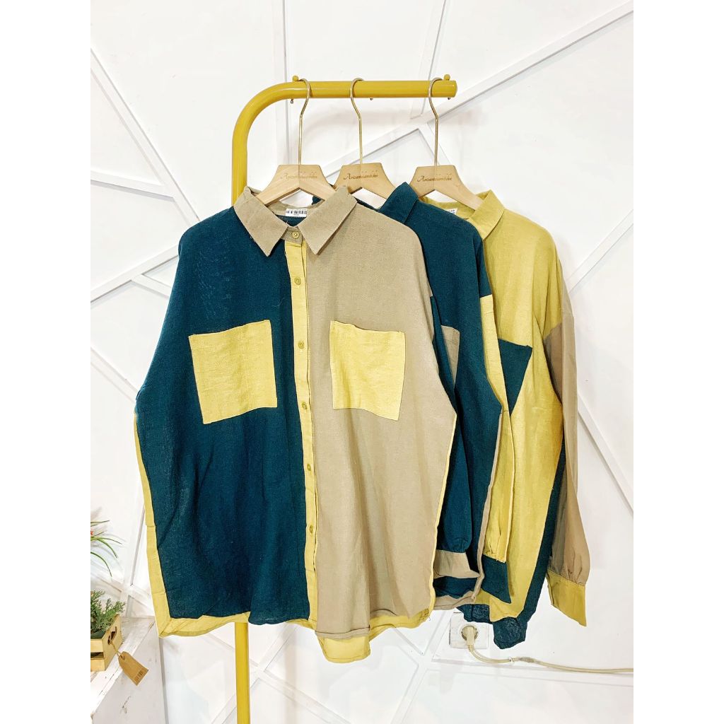 SEIRA BLOUSE LINEN PREMIUM