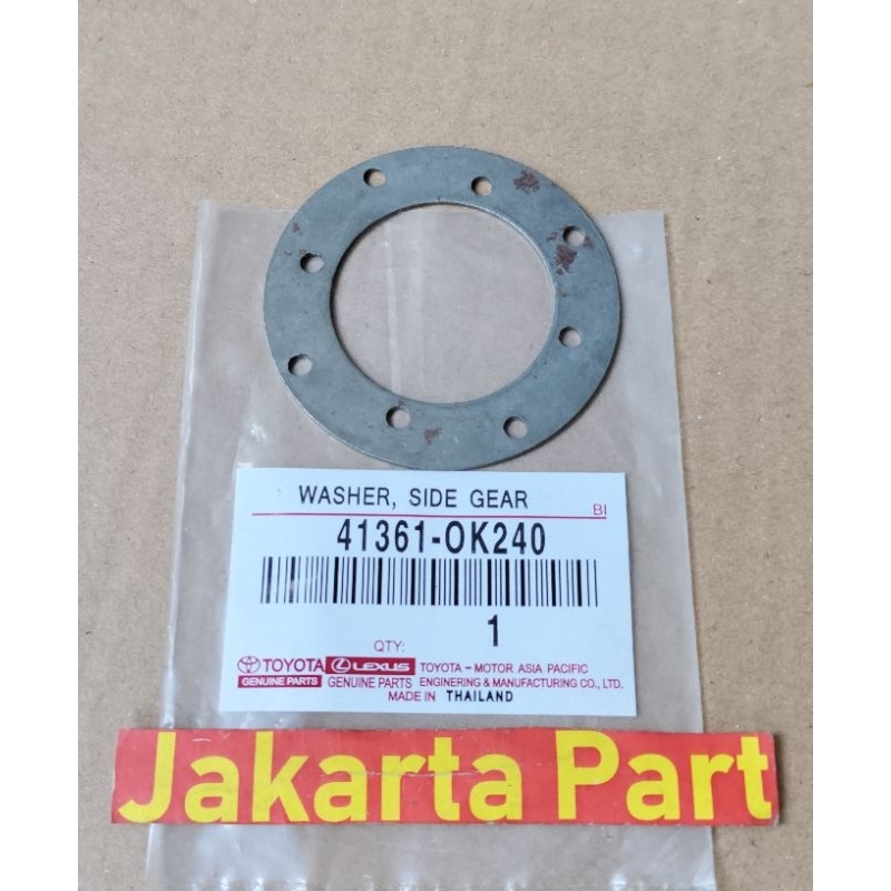 Washer side gear 41361-0K240 ring gigi bolu besar ring pinion besar inova toyota innova