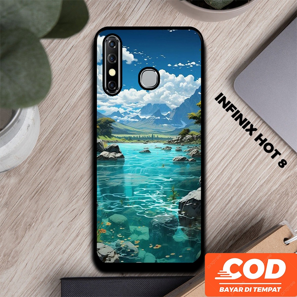 [A82] CASING HANDPHONE INFINIX HOT 8 - CASING INFINIX HOT 8 - CASING FASHION VIRAL - CASE AESTHETIC 
