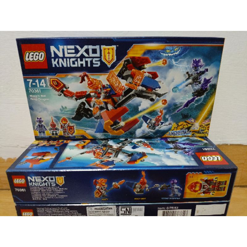 Lego 70361 Nexo Knights, Macy's Bot Drop Dragon (Original Lego)